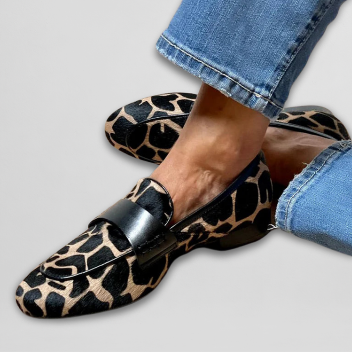Léonie™ - Elegant leopard-print loafers with everyday comfort