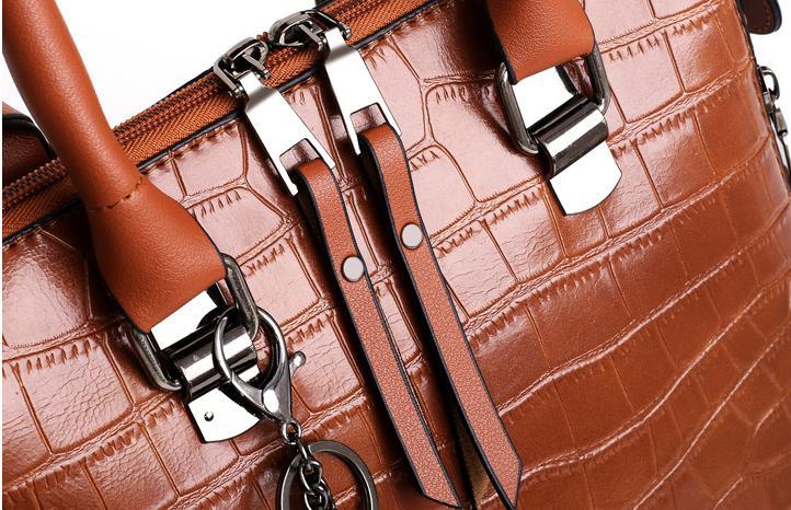 Evelyn - Set of 4 Leather Bags Everyday Elegance (Buy 1 and Get 1 Free)