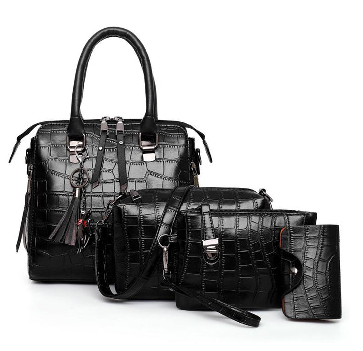 Evelyn - Set of 4 Leather Bags Everyday Elegance (Buy 1 and Get 1 Free)