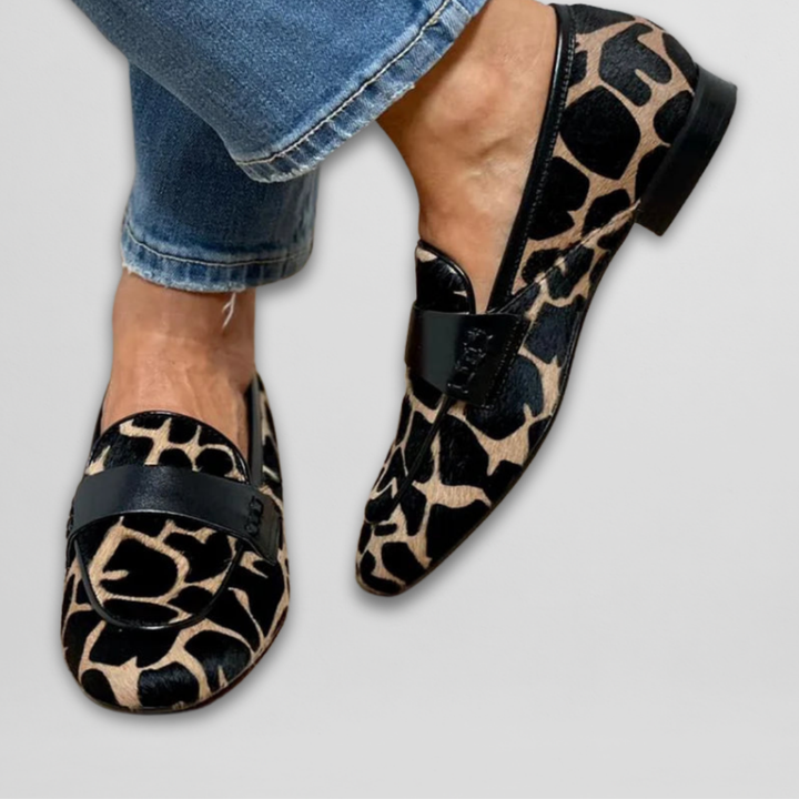 Léonie™ - Elegant leopard-print loafers with everyday comfort
