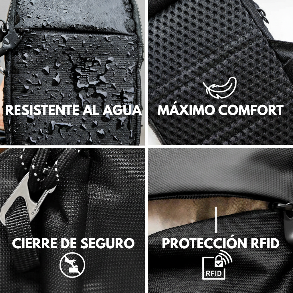 Bolso bandolera de viaje