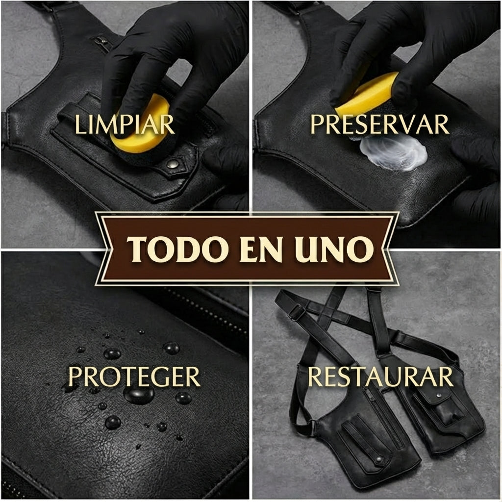 Cera con lanolina nutritiva – Repara y protege bolsos, zapatos y chaquetas