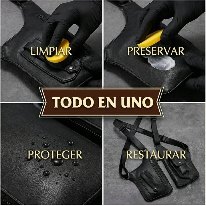 Cera con lanolina nutritiva – Repara y protege bolsos, zapatos y chaquetas