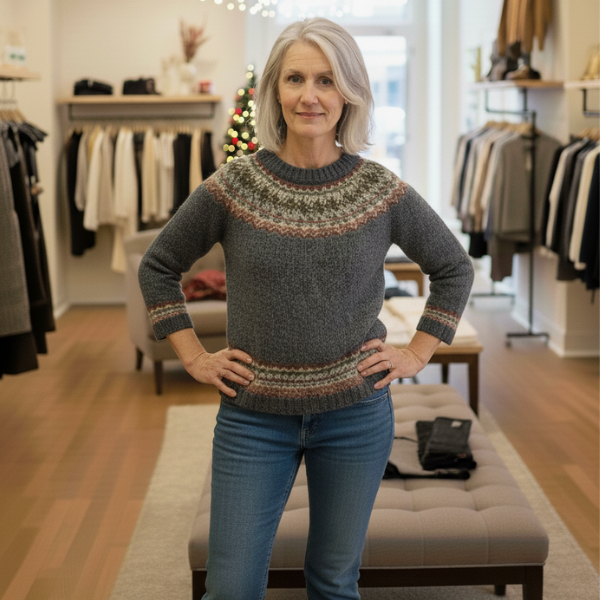 Eleanor | Heritage Nordic Knit Sweater