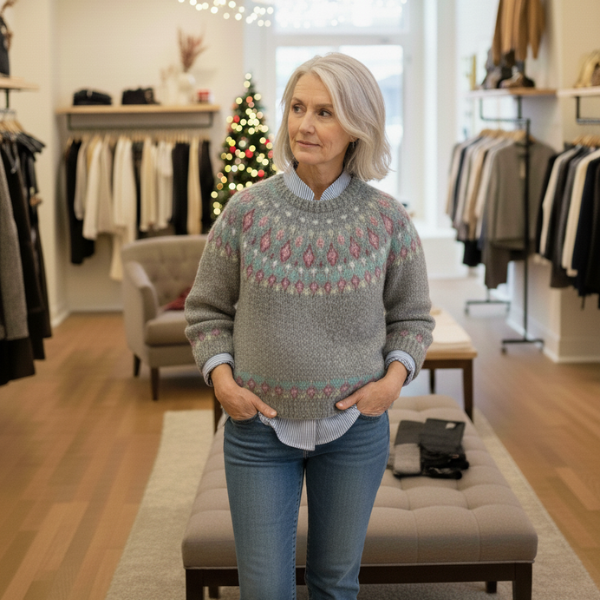 Eleanor | Heritage Nordic Knit Sweater
