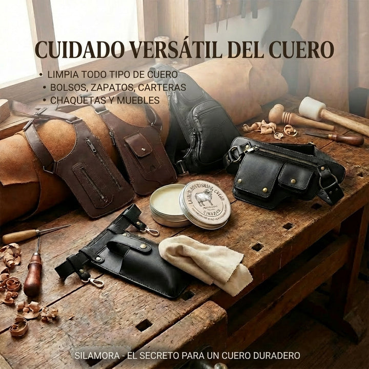 Cera con lanolina nutritiva – Repara y protege bolsos, zapatos y chaquetas