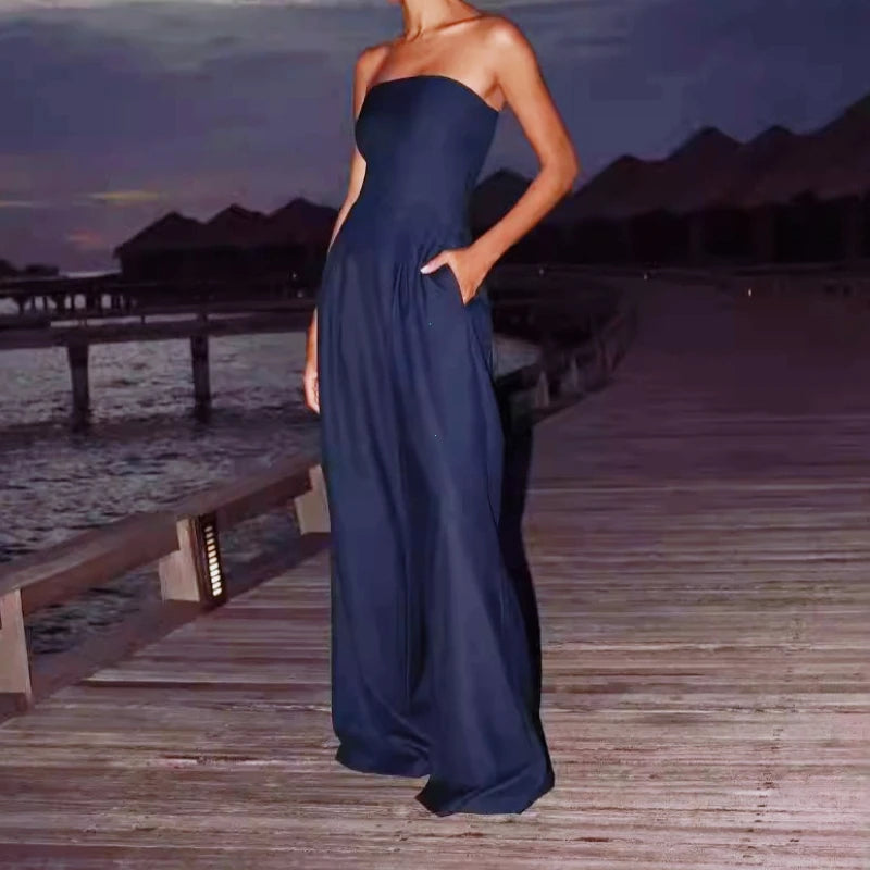 Marina – Elegant and Fluid in Navy Blue