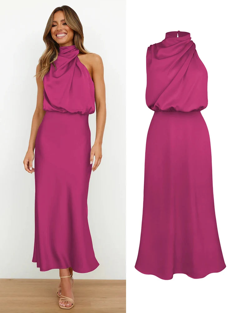Ondina | Elegant and Flowy with Asymmetrical High Neck