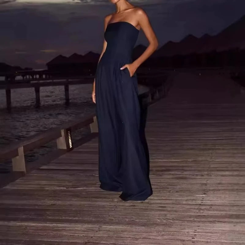 Marina – Elegant and Fluid in Navy Blue
