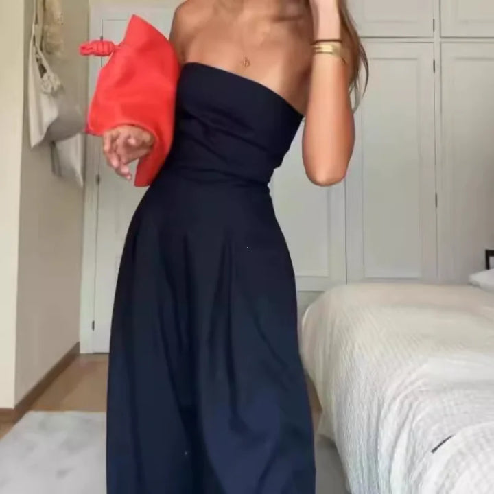 Marina – Elegant and Fluid in Navy Blue