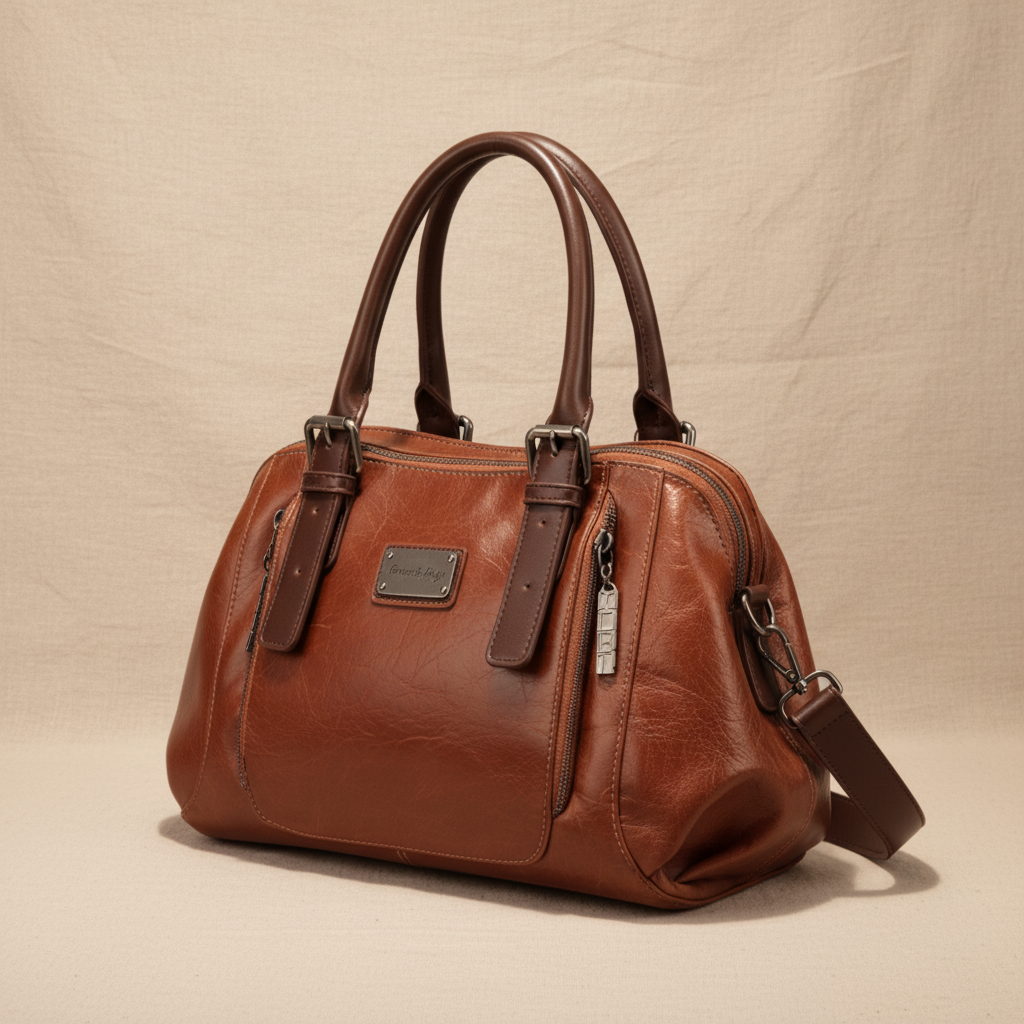 Bolso cúbico de lujo rojo