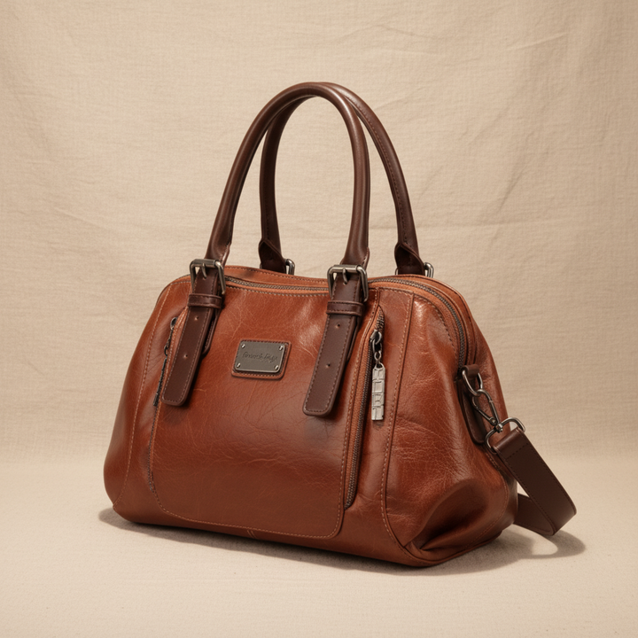 Bolso cúbico de lujo rojo