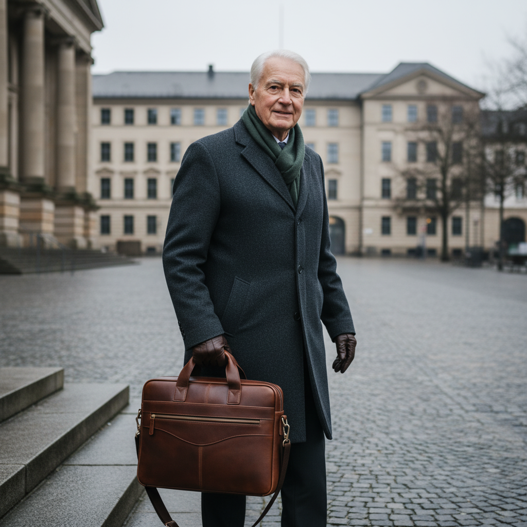 Anthony leather briefcase