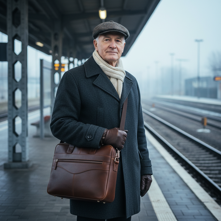 Anthony leather briefcase