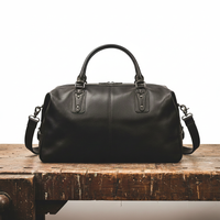 Rafael Leather Canvas Bag