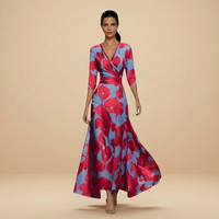 Emilia | Maxi Abito Floreale Elegante
